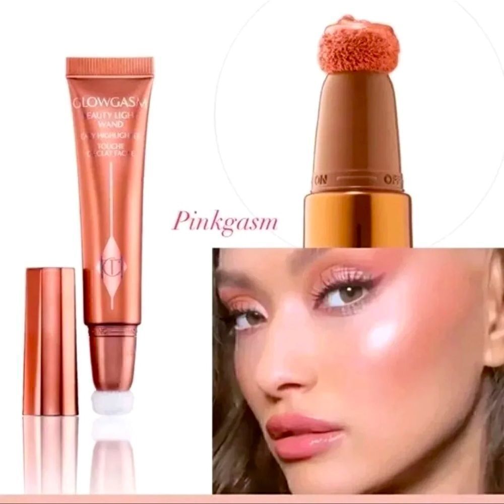 Charlotte Tilbury PINKGASM BEAUTY LIGHT WAND - HTF! FULL SIZE - SOLD OUT !